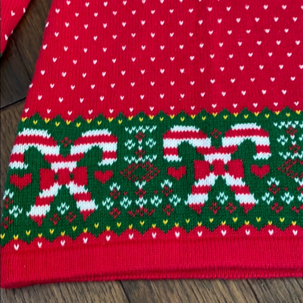 Candy Cane Holiday Dress. 18months - Picture 3 of 6